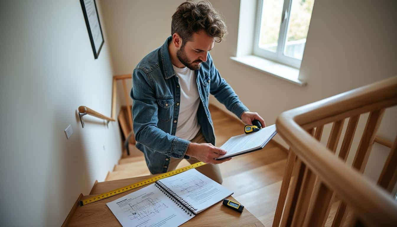 Illustration: Principes de base du calcul d’un escalier : définitions et enjeux