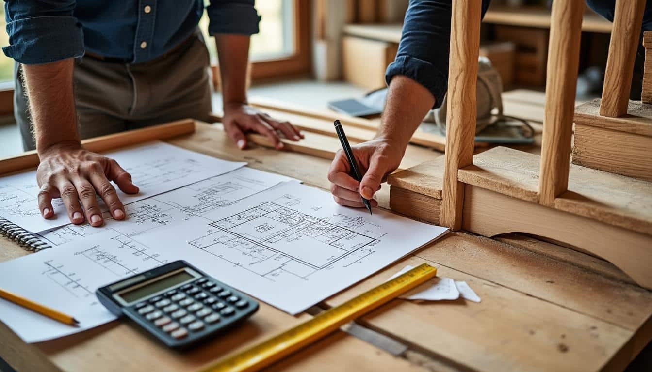 Illustration: Étapes pratiques du calcul d’un escalier : formules, méthodes et exemples