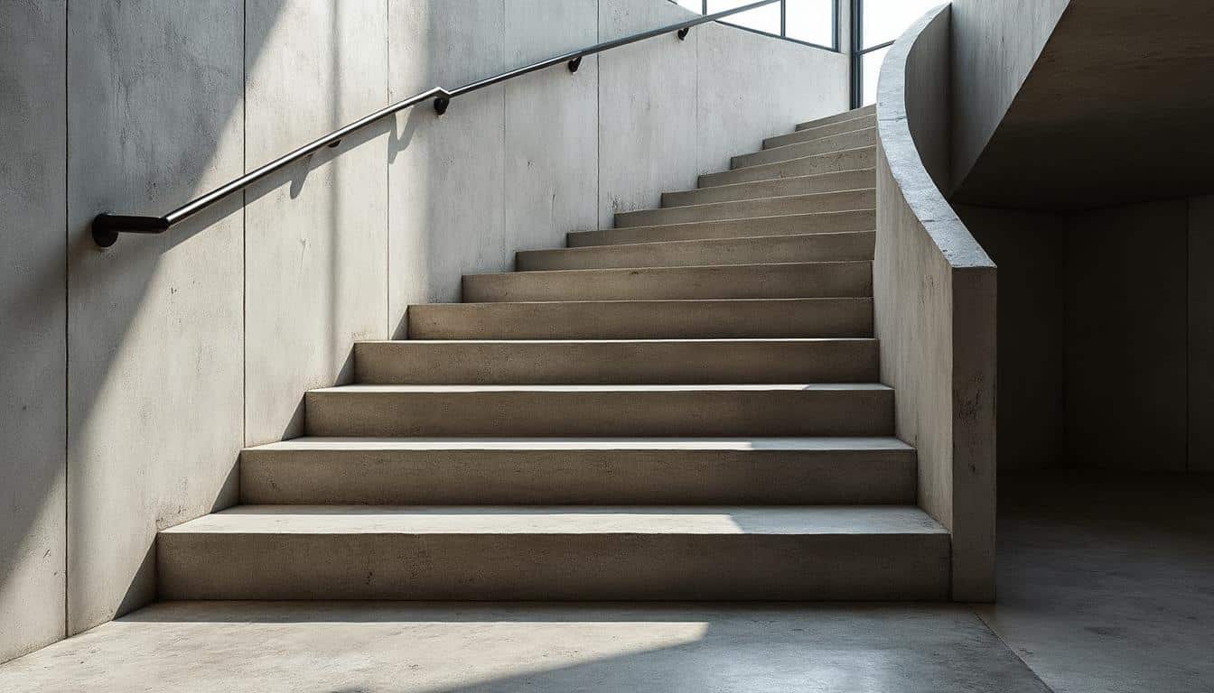 Escalier en béton ciré : guide complet, idées et conseils déco