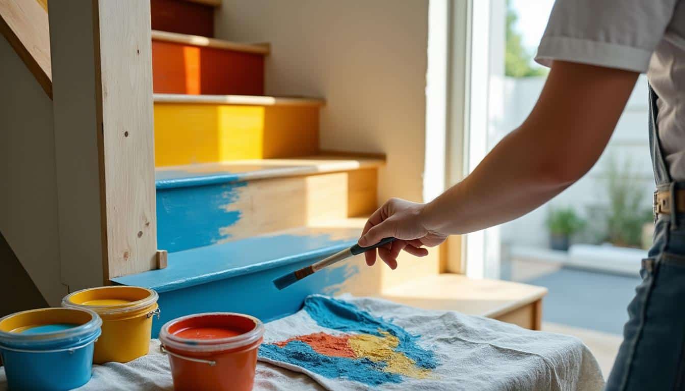 Illustration: Bien choisir la peinture pour un escalier en intérieur ou en extérieur