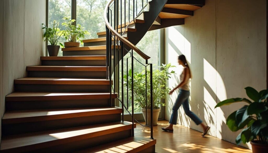 Tout savoir sur l’escalier à limon : types, matériaux et conseils