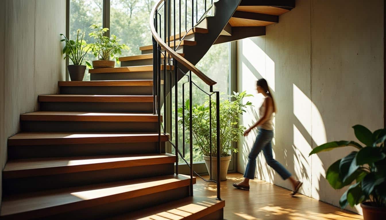 Tout savoir sur l’escalier à limon : types, matériaux et conseils