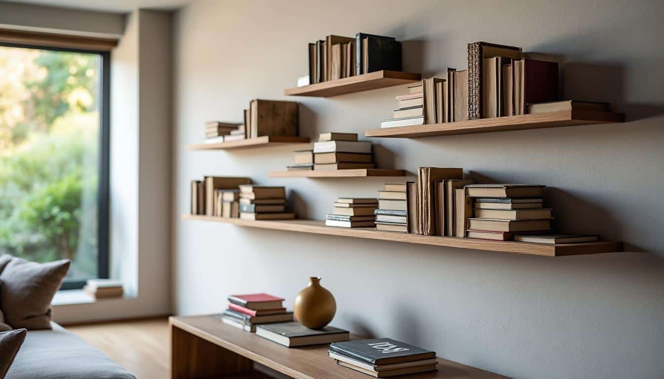 Illustration: Comprendre le principe de l’étagère invisible pour livres en décoration d’intérieur