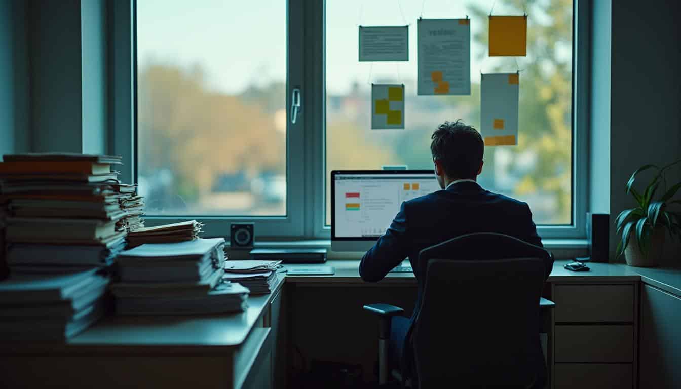 Illustration: Définition de la mise au placard en 9 lettres dans le contexte professionnel