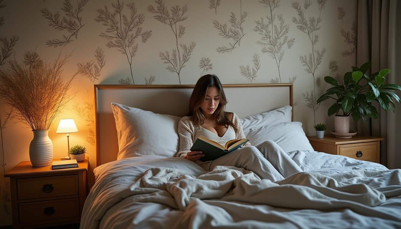 Illustration: Pourquoi choisir du papier peint en tête de lit ? Avantages et limites