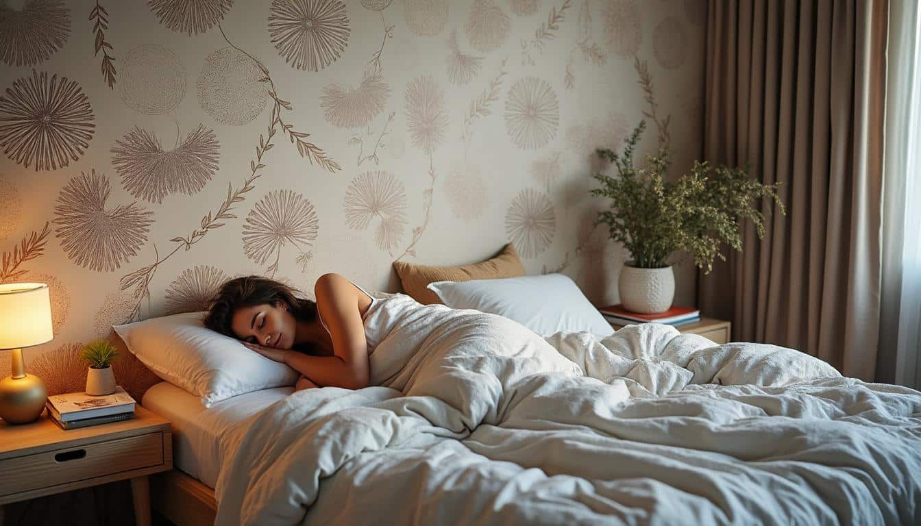 Illustration: Les avantages du papier peint derrière la tête de lit