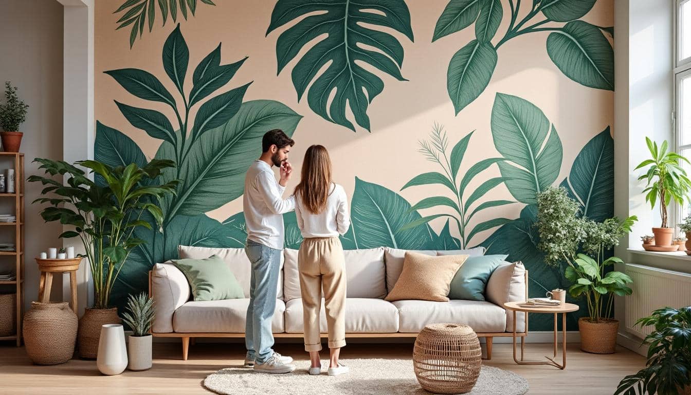 Illustration: Panorama des styles et motifs du papier peint tendance en 2025