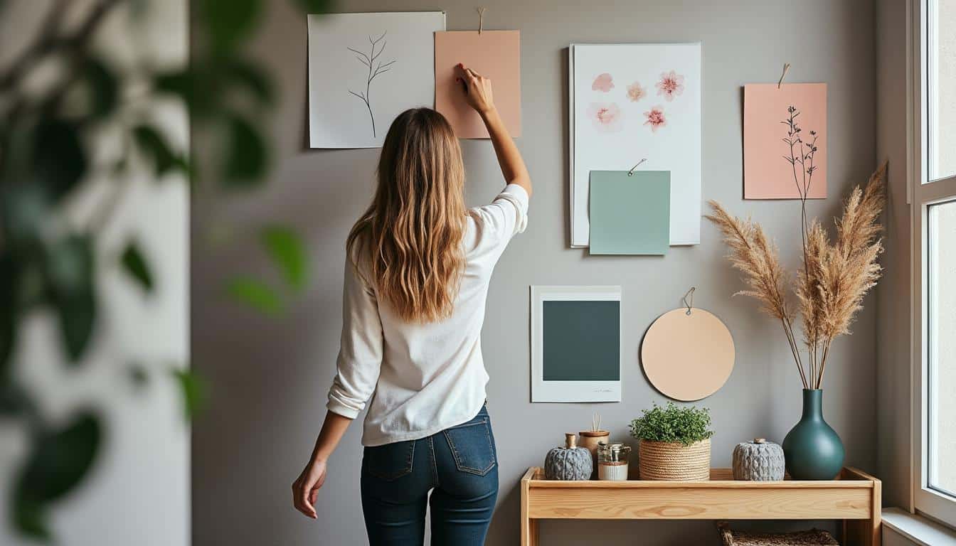 Illustration: Bien choisir et harmoniser le papier peint dans les toilettes