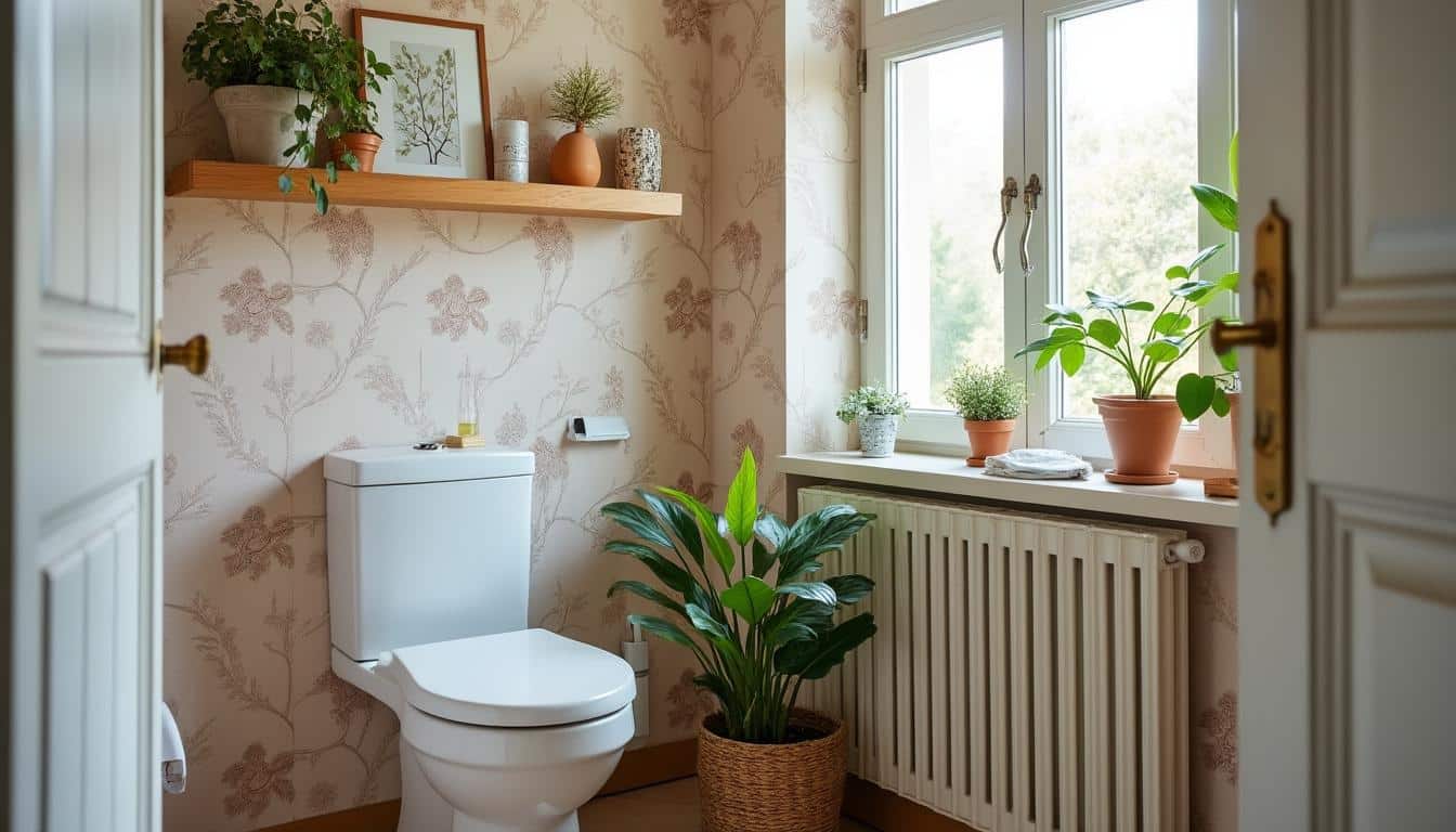 Illustration: Bien choisir et éviter les erreurs avec du papier peint dans les WC