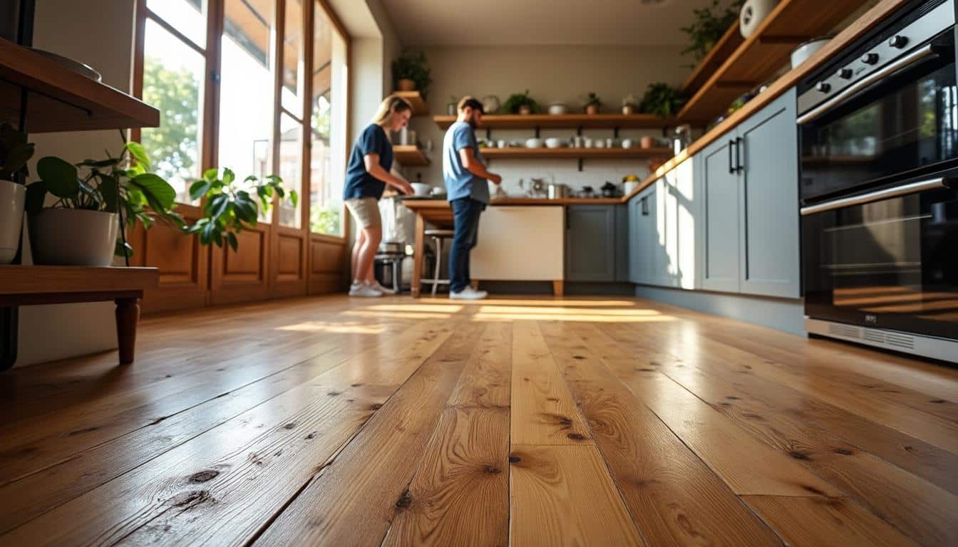 Illustration: Avantages, inconvénients et spécificités du parquet en cuisine