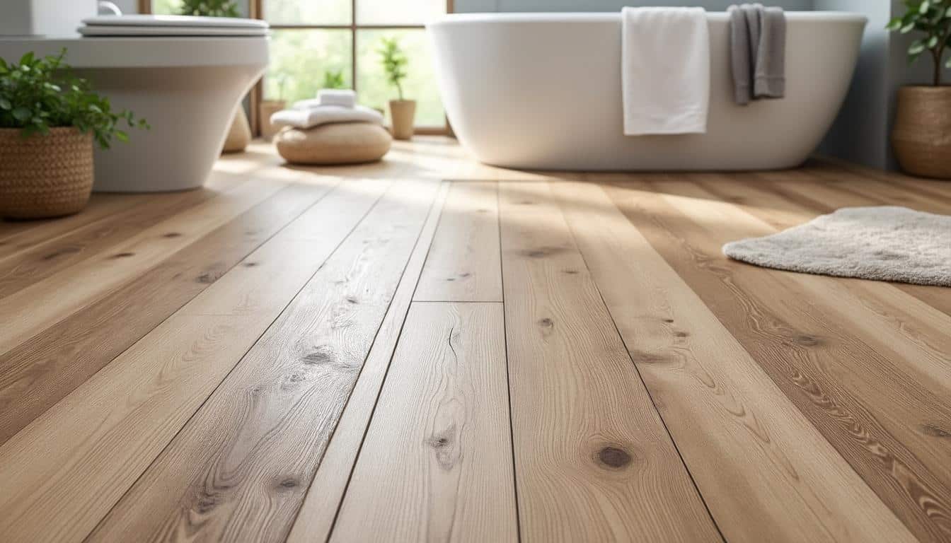 Illustration: Peut-on installer du parquet dans une salle de bain ?