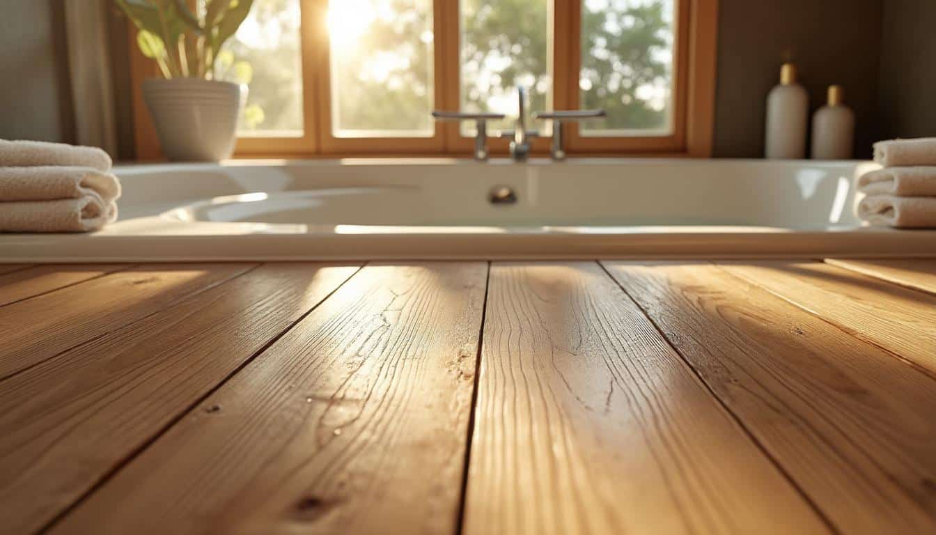 Le parquet dans la salle de bain : conseils, choix et astuces
