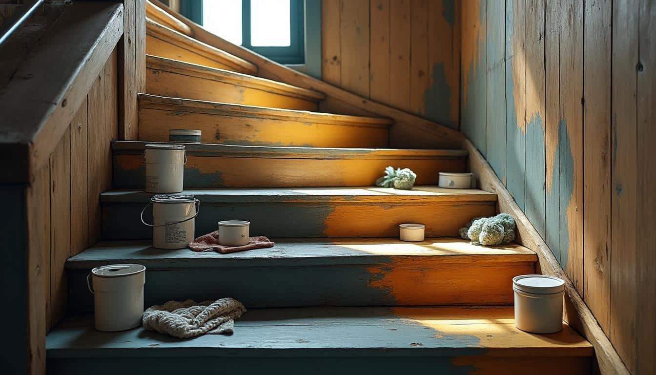 Illustration: Définition et spécificités de la peinture pour escalier en bois