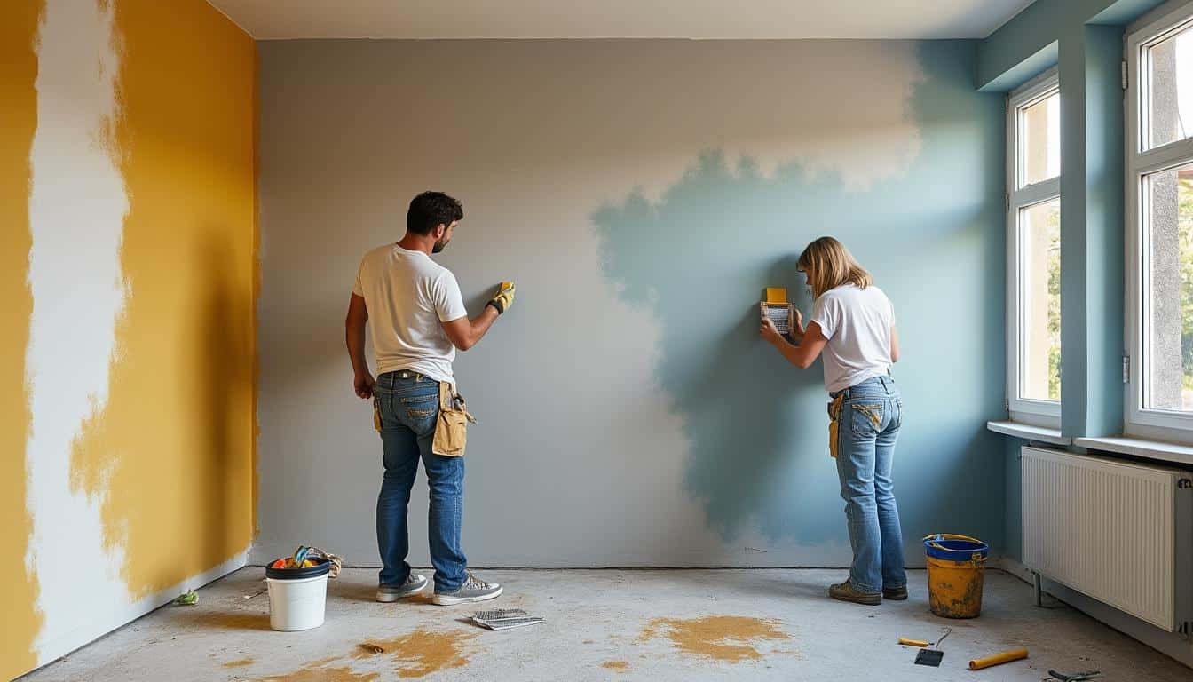 Illustration: Comparaison des méthodes pour décoller le papier peint efficacement