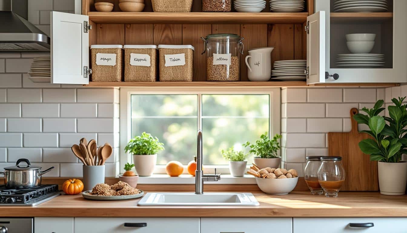 Illustration: Les meilleures astuces pour organiser ses placards de cuisine