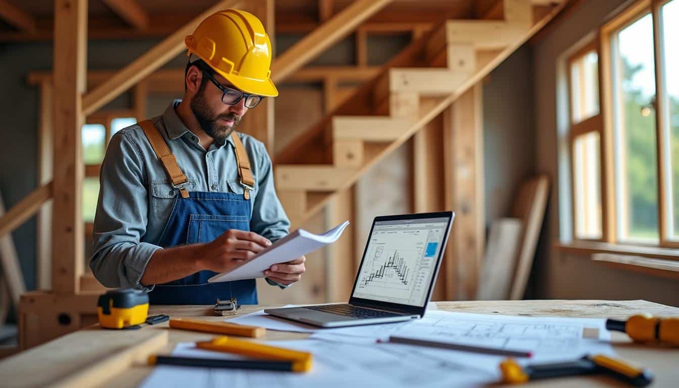 Illustration: Définition et principes de base du calcul d’un escalier