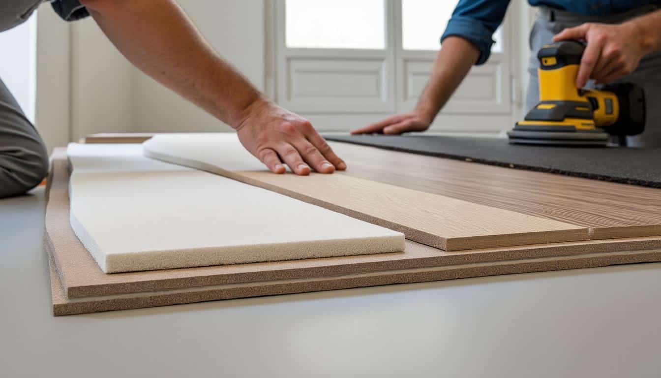Illustration: Les différents types de sous-couche pour parquet et leurs spécificités