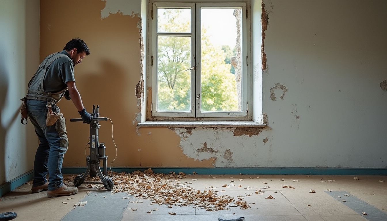 Illustration: Définition et utilité du décolleur de papier peint