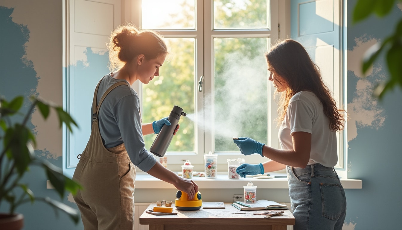 Illustration: Comparaison des méthodes pour décoller du papier peint