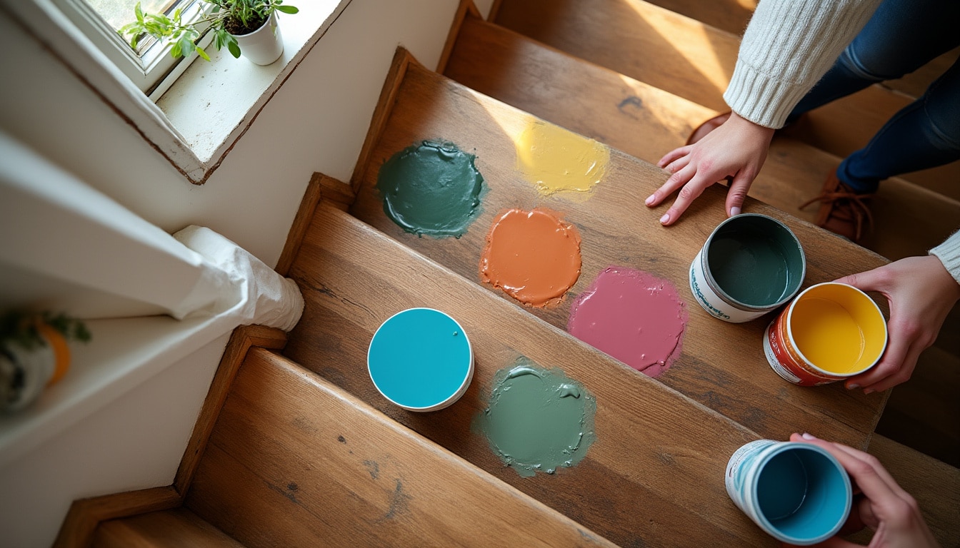 Illustration: Bien choisir la peinture pour un escalier en bois
