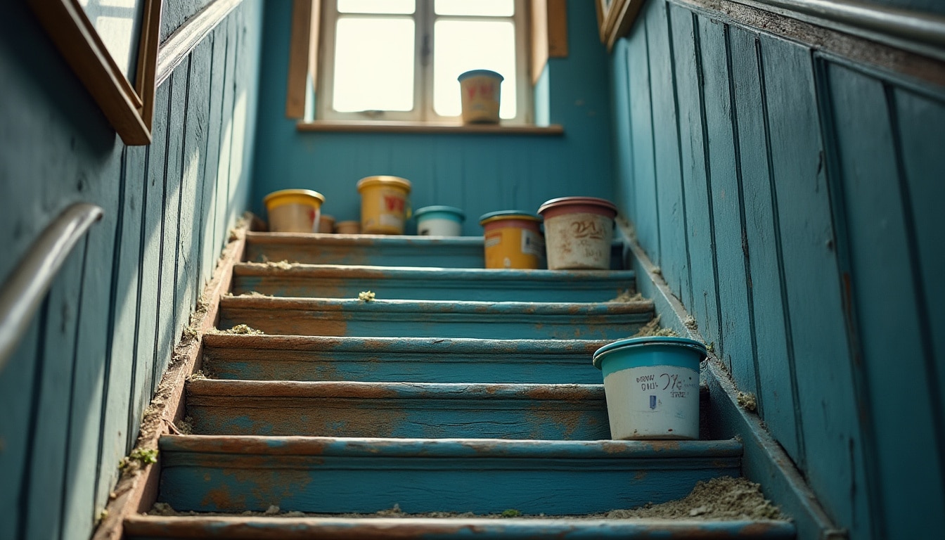 Peinture d’escalier en bois : conseils et idées déco tendance