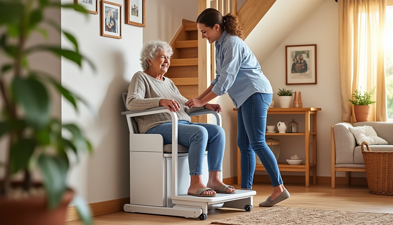 Illustration: Qu’est-ce qu’un monte-escalier sans installation ? Définition et caractéristiques principales