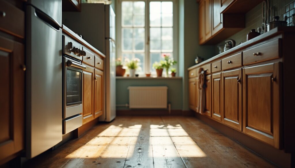 Le parquet dans la cuisine : conseils, choix et entretien