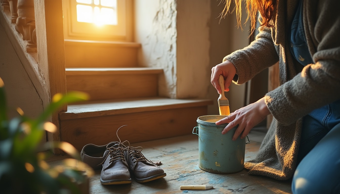 Illustration: Pourquoi et quand peindre un escalier en bois ?