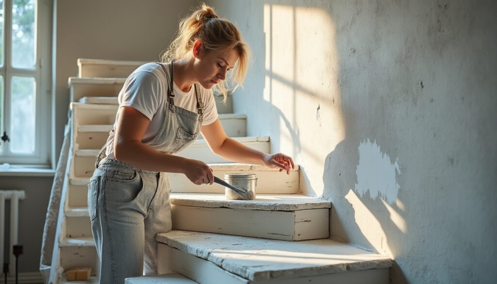 Peindre un escalier en bois : guide complet, conseils et astuces