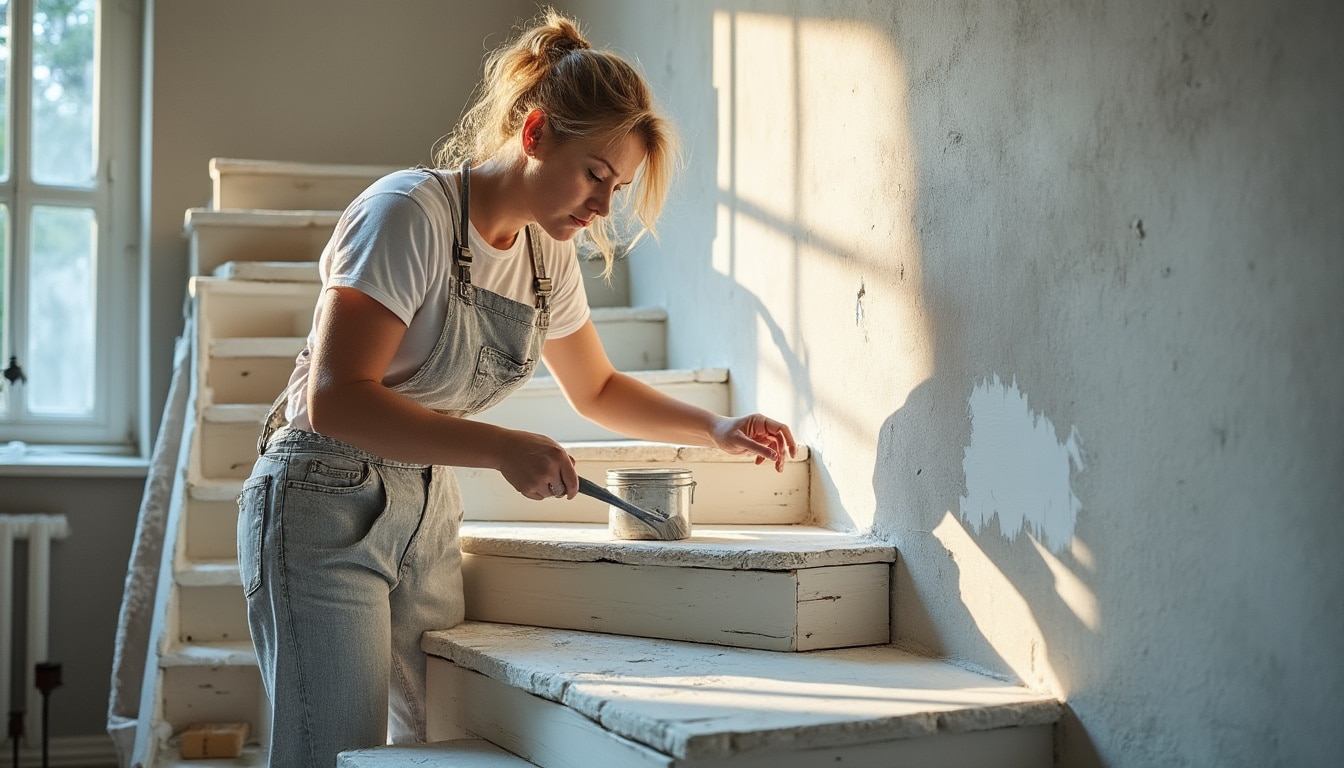 Peindre un escalier en bois : guide complet, conseils et astuces