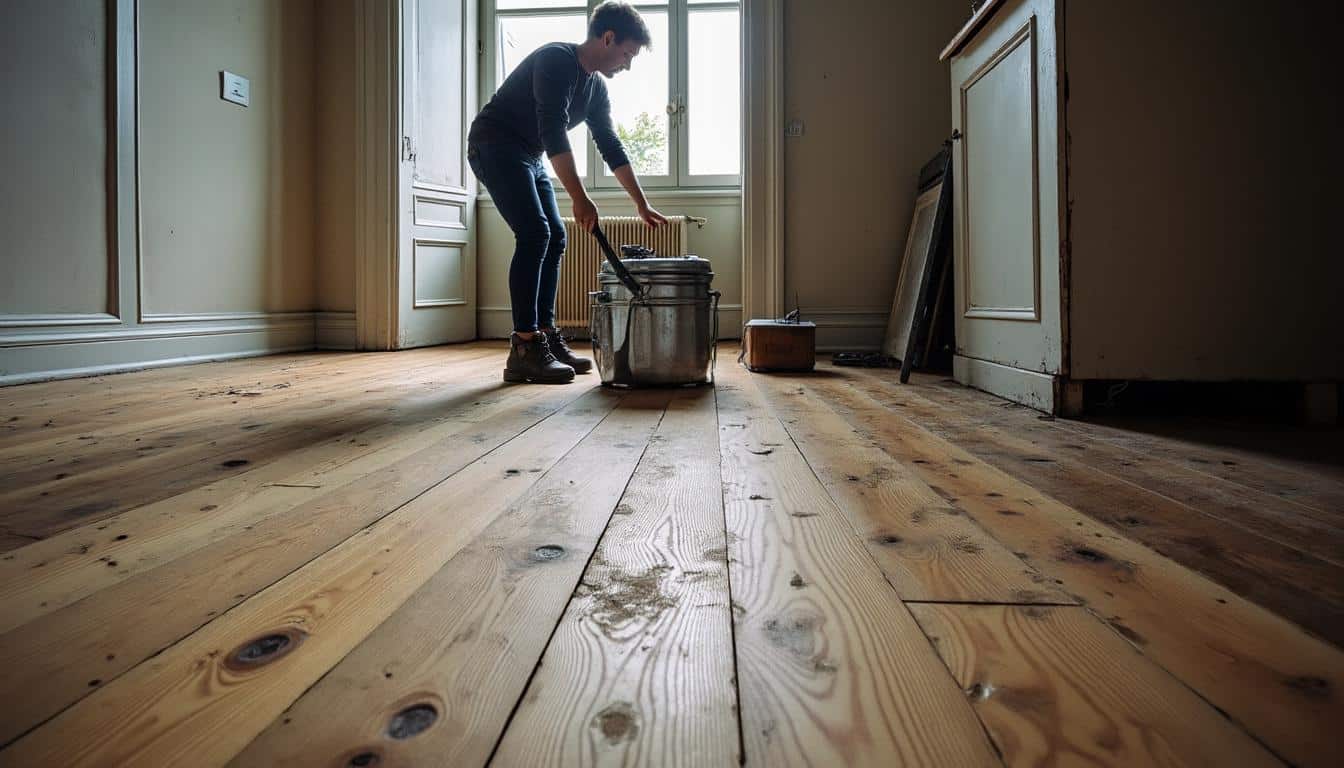 Illustration: Comprendre le grincement du parquet lié à l’humidité : causes et enjeux à connaître