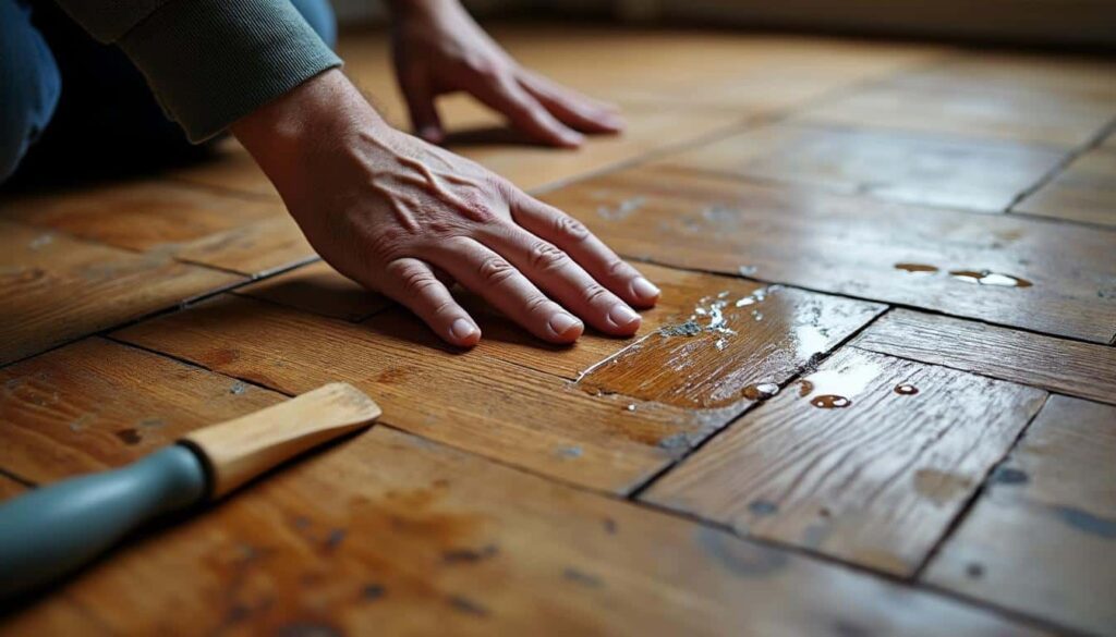 Correction du grincement du parquet causé par l’humidité : solutions efficaces