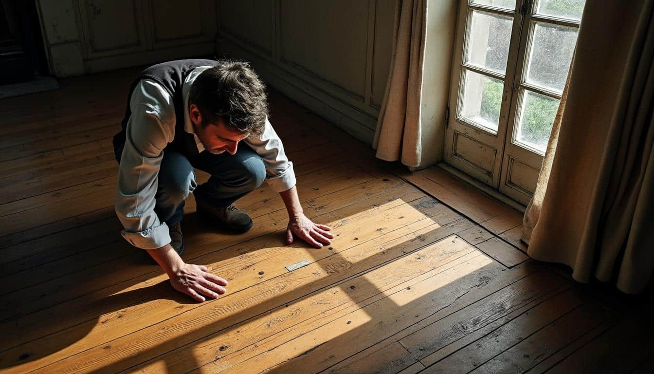 Illustration: Comprendre le grincement du parquet fixé par clouage et ses causes