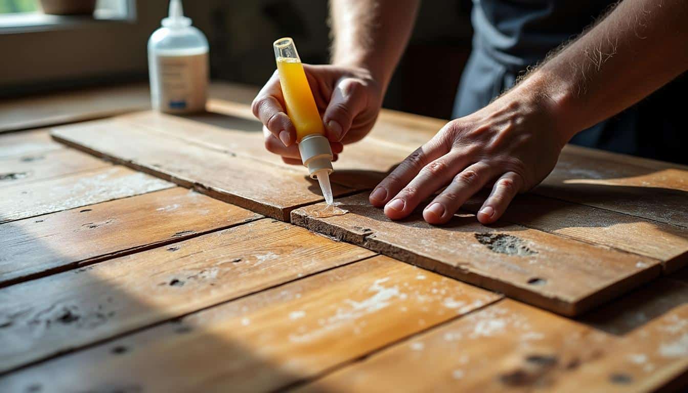 Parquet grincement : joint silicone utilisation pour une réparation efficace