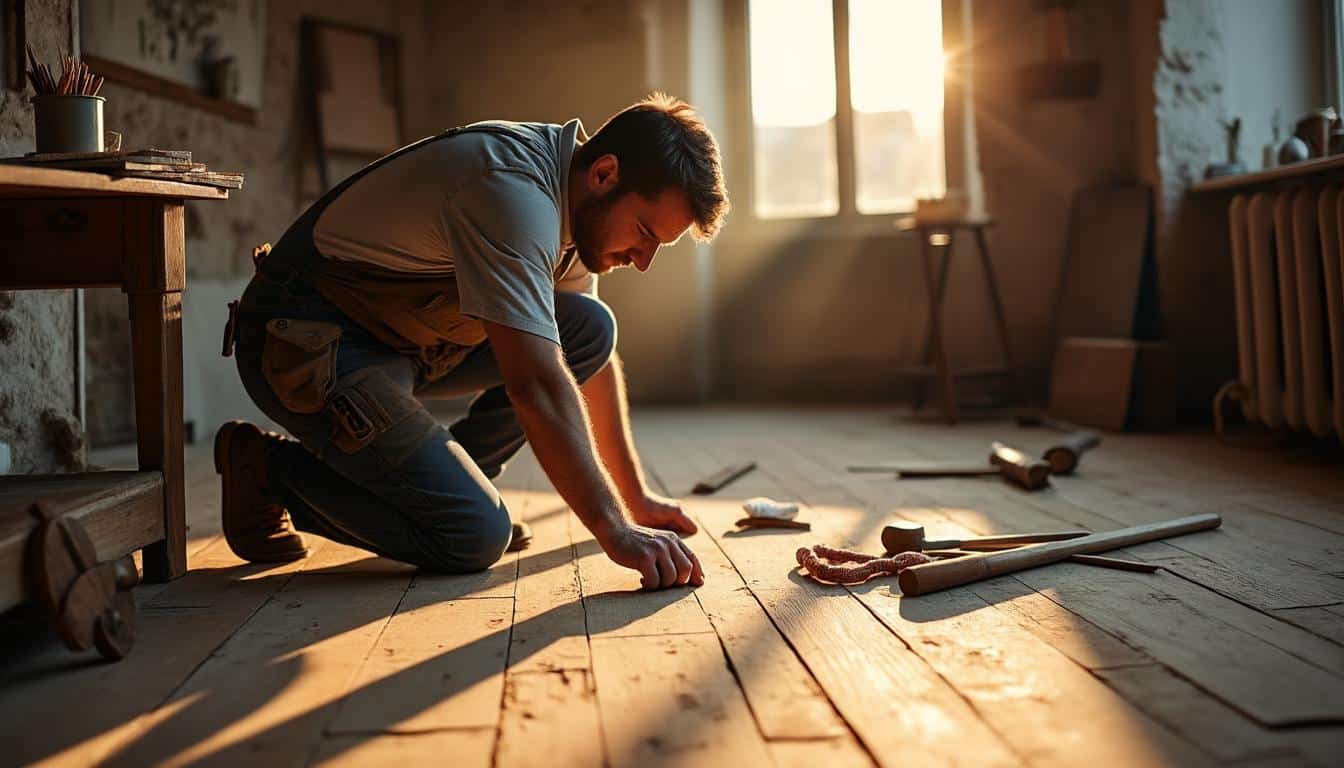 Illustration: S’attaquer au grincement des lames de parquet : comprendre les causes pour mieux agir