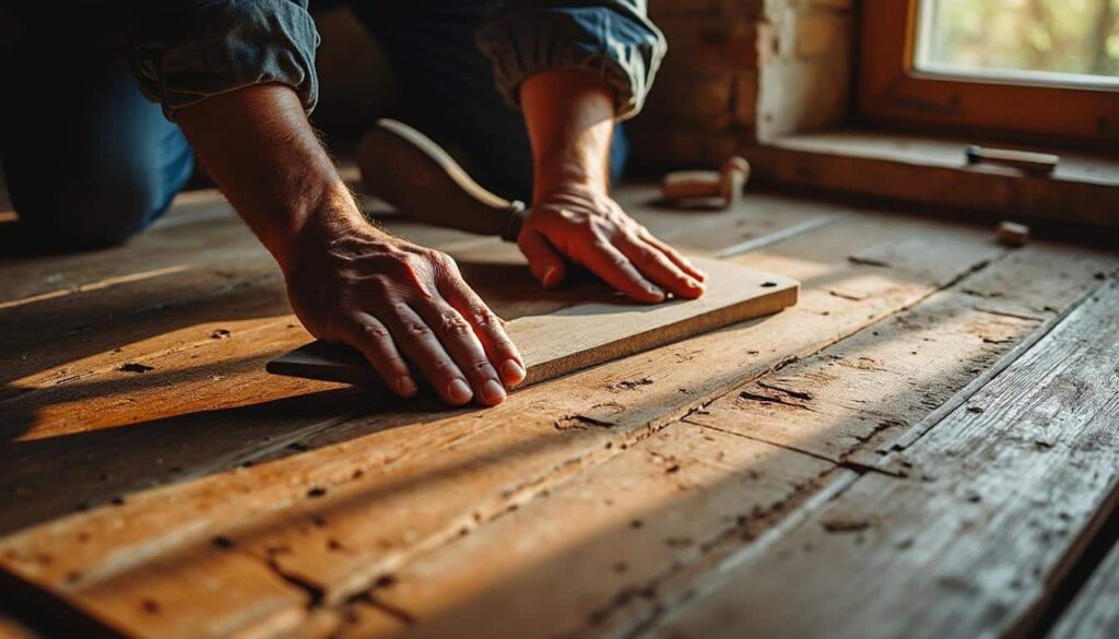 Traitement du parquet contre grincement, usure et lames abîmées