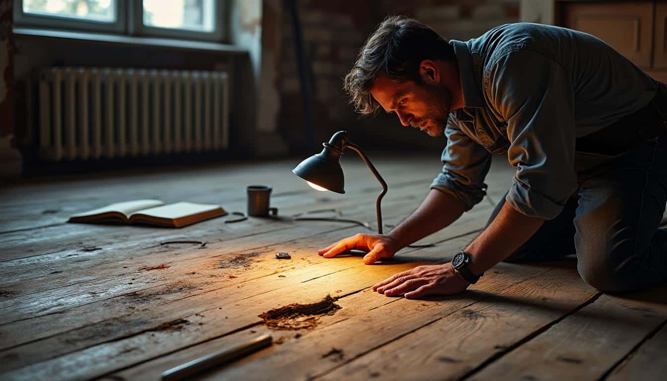 Illustration: Diagnostiquer efficacement un parquet qui grince avant toute rénovation : méthodes et outils essentiels