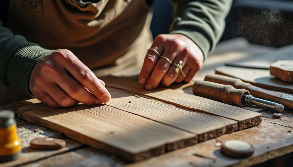 Méthode de rénovation du plancher contre le grincement du parquet
