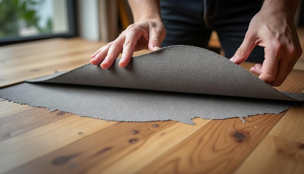 Parquet grincement : sous couche mousse et son effet anti-bruit
