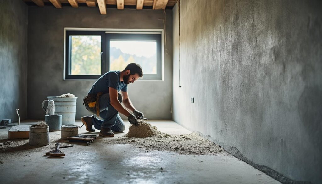 Sols froids : isolation de la dalle par mousse pour un confort optimal