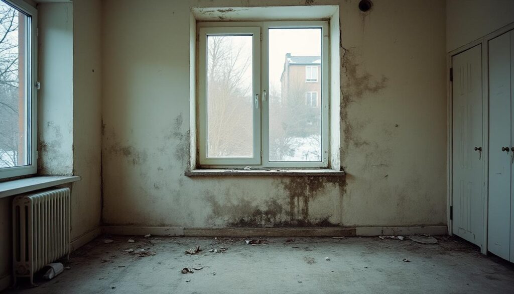 Moisissure sur les murs d'une chambre en hiver : comment réagir ?