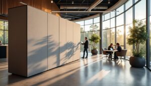 Cloison acoustique amovible : isolation flexible pour vos espaces