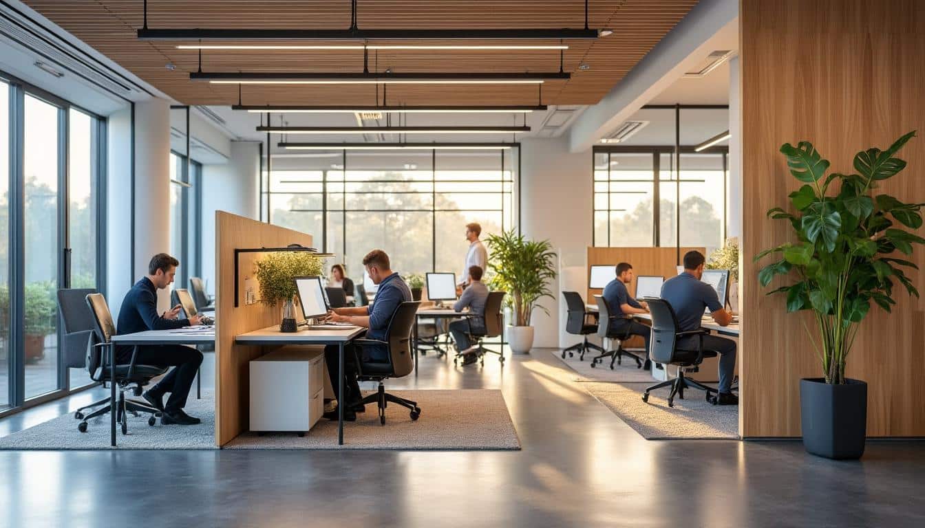 Illustration: Comment garantir un confort acoustique optimal dans l’espace de travail