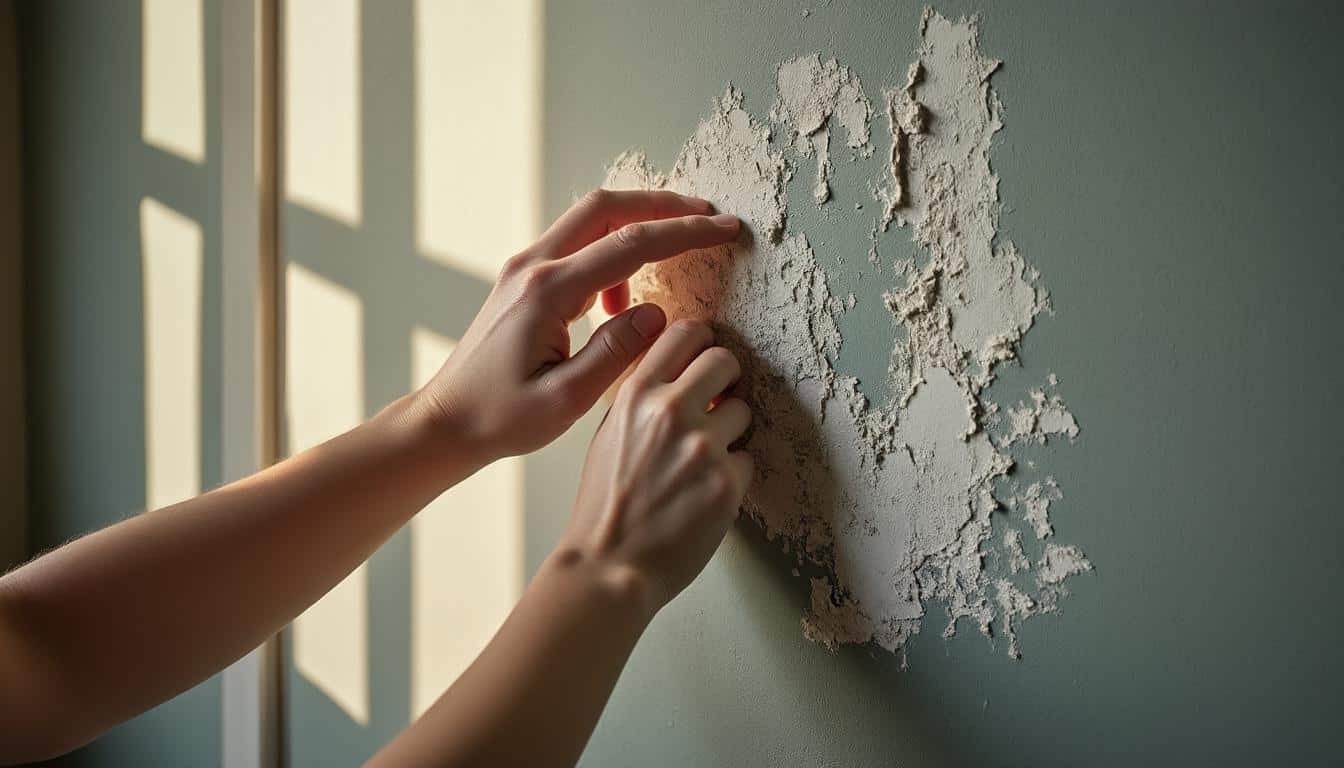 Illustration: Comprendre le phénomène du cloquage sur une peinture