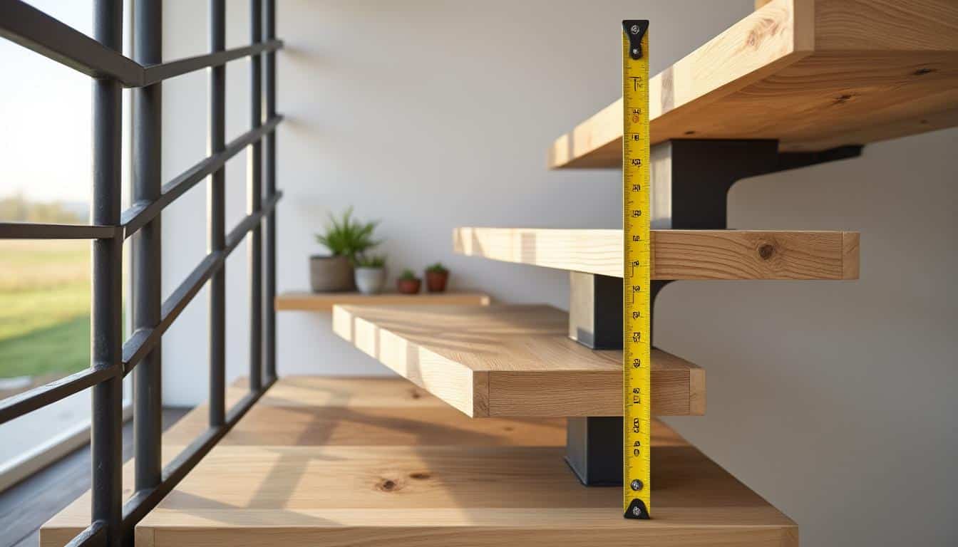 Illustration: Comprendre les dimensions usuelles d’un escalier standard