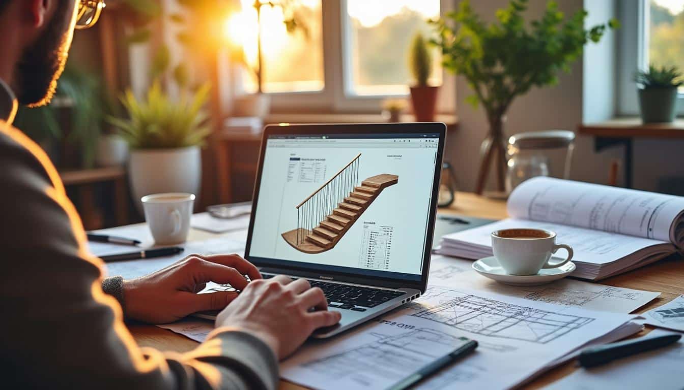 Illustration: Découvrir les logiciels gratuits pour concevoir un escalier complet