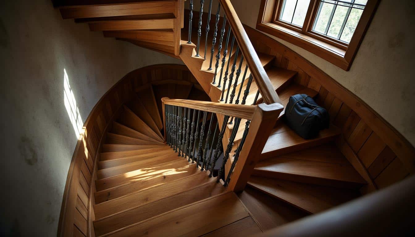 Illustration: Comprendre les spécificités de l’escalier quart tournant dans une maison