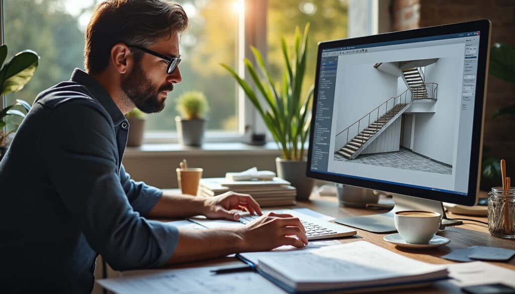 Logiciel pour la conception d’un escalier : guide complet et conseils