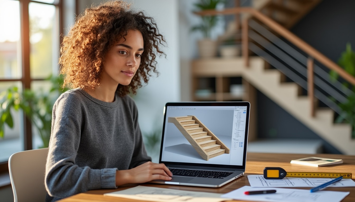 Illustration: Comprendre l’utilité d’un simulateur d’escalier en 3D pour bien concevoir