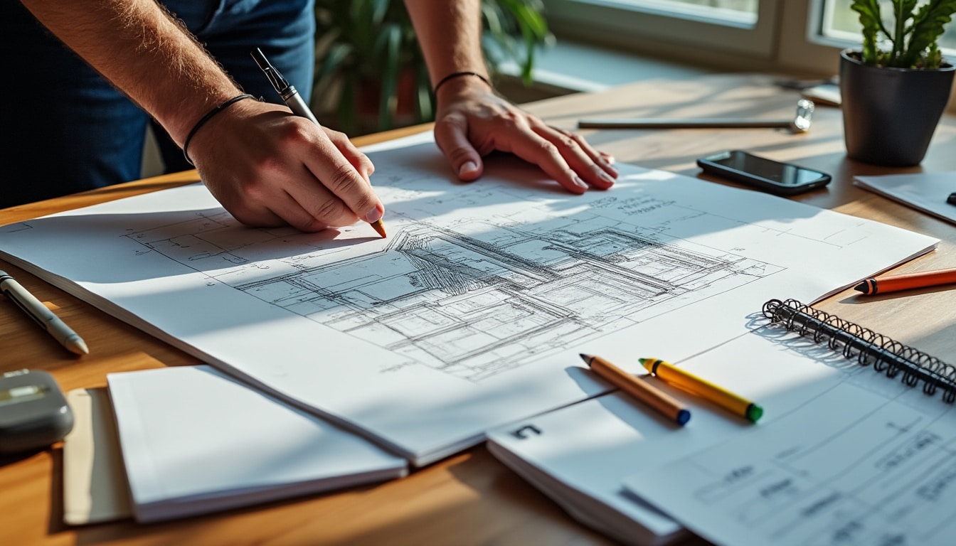 Escaliers en plan : Guide complet pour bien concevoir et dessiner